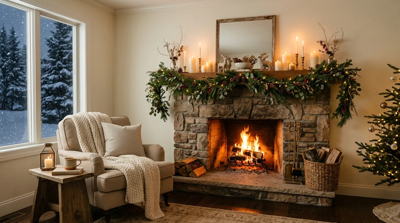 Finish with a rug that anchors the zone